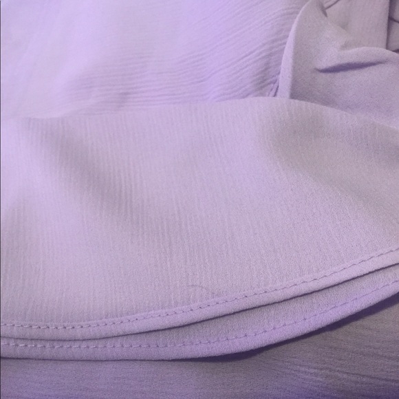 ❌DONATED❌Lilac Purple Ruffled Cascading Tie Waist Dress - Picture 12 of 14